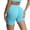 Blue, variant on Women Workout Impact Shorts, Seamless Fitness Yoga Shorts Lift Running Yoga Pants High Bounce Quick Drying Athletic Shorts(XL, Green)