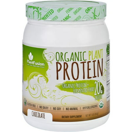 PlantFusion Plant Protein - Organic - Chocolate - 1 lb Protein
