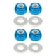 thumbnail image 1 of Juego de Tuercas de bloqueo de rueda M3 Sunnimix para Wltoys 144001 Azul, 1 of 4