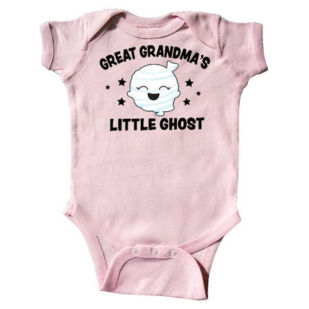 

Inktastic Cute Great Grandma s Little Ghost with Stars Gift Baby Girl Bodysuit