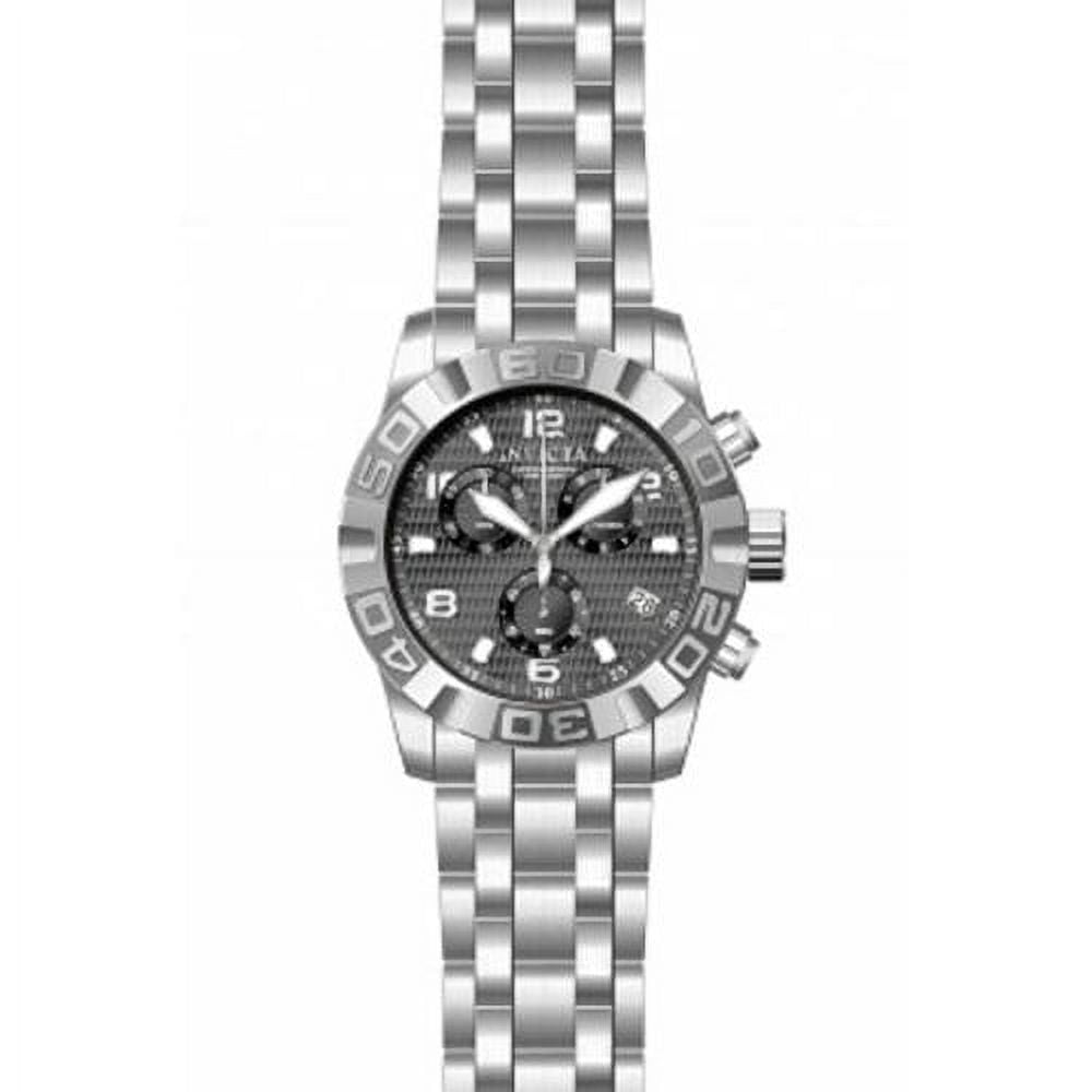 Invicta Men's 11458 Pro Diver Grey Textured Dial Stainless Steel Chronograph Watch