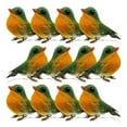 thumbnail image 2 of 12PCS Robin Bird Christmas Tree Decoration Craft Very Cute Artificial Feather Craft, 2 of 8