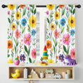 thumbnail image 5 of Blackout Kids Curtains,Pioneer Flower Floral Print Pattern Childrens Insulated Curtains Set Of 2,Bedroom Essentials,Toddler Room Decor 42"x54", 5 of 5