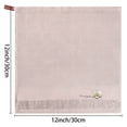 thumbnail image 7 of Unique Bargains Cotton Cleaning Cloth 6 Pack Cleaning Rag Solid Soft Kitchen Towels Pink 12" x 12", 7 of 7