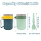 thumbnail image 2 of Taza de sopa TACYKIBD, 2 unidades, apta para microondas con tapa, cuchara, 500 ml, PP, 2 of 7