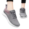 thumbnail image 3 of Sopiago Womens Walking Shoes Womens Walking Tennis Shoes - Slip On Memory Foam Lightweight Casual Sneakers for Gym Travel Work Grey,39, 3 of 6
