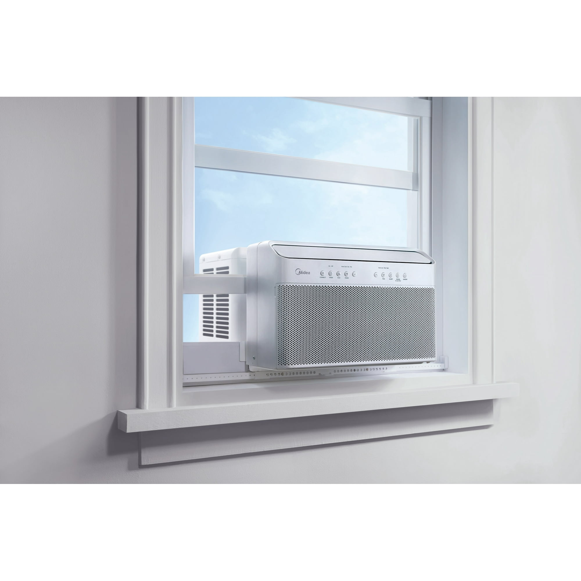 Midea 12,000 BTU Smart Inverter U-Shaped Window Air Conditioner, RMW12SQW-B