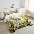 thumbnail image 3 of YST Lion Comforter Set Daisy Flowers Bohemian Decor, Queen, 1 Count, 3 of 5