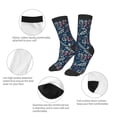 thumbnail image 3 of Honeii Merry Christmas Winter Leaves Snowflakes Print Children's Colorful Socks,Unisex Kids and Toddlers' Cushioned Sock,Kids Athletic Crew Socks,for Everyday Wear and Sports, 3 of 5