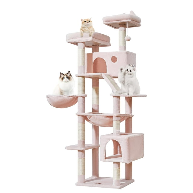 Cat Tree Taoqimiao MS026LP para gatos de interior con 8 rascadores