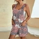 thumbnail image 2 of Pantalones Cortos de Mujer Casual Suspender Impresión Pantalones Cortos de Bolsillo, Pantalones Cortos de Mujer con Bolsillos, 2 of 5