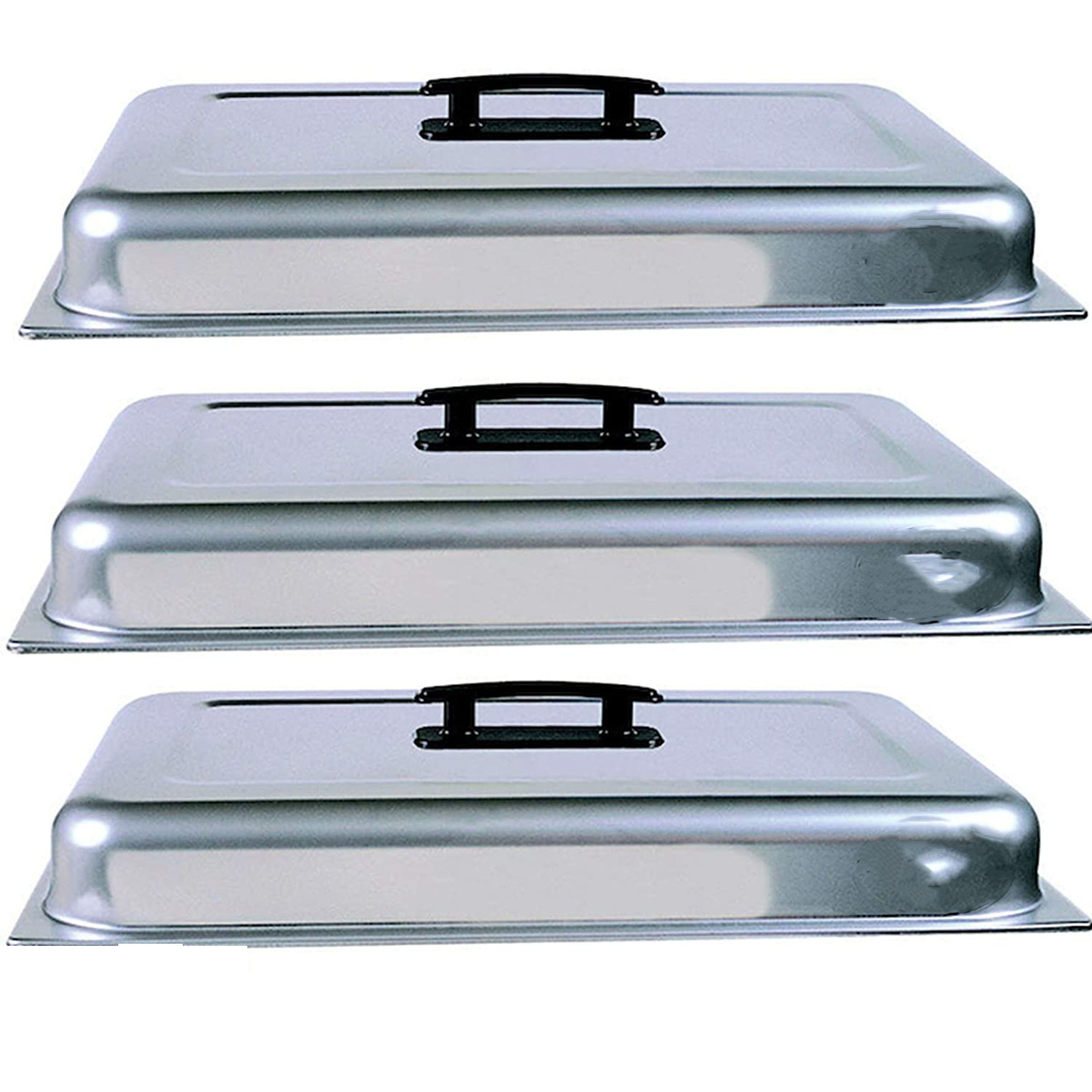 HUBERT Steam Table Pan Cover Full Size 24 Gauge Stainless Steel Dome 