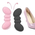 thumbnail image 3 of Almohadillas de gel antideslizantes para tacones, diseño delgado en rosa, ideales para zapatos amplios de mujer, alivian el dolor y previenen ampollas., 3 of 6