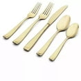 thumbnail image 2 of Oneida Moda 20pc Flatware Set | Champagne Satin, 2 of 4