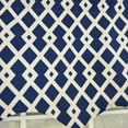 thumbnail image 6 of RLF Home 100% Cotton Jewel Regal  Fully lined Windows Rod Pocket Valance 50" x 17"  Navy, 6 of 6