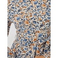 thumbnail image 5 of Flowering Crew Neck Maxi Dress with Belt, 5 of 6