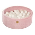 thumbnail image 1 of MeowBaby Soft Round 35 x 11.5 Inch Baby Foam Ball Pit with 200 Balls, Pink, 1 of 3