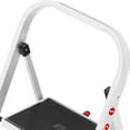 thumbnail image 6 of Hailo Folding Step Stool, 2 Step Ladder for Home & Kitchen, K20, White, 6 of 7