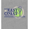 thumbnail image 5 of East Coast Athletic Club NYC Women's Heather Gray Crop Tee-XS, 5 of 6