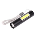 thumbnail image 4 of Pvdgvd Cob Flashlight Zoom Lighting Flashlight New Handheld Mini Flashlight Metal Free Size Black, 4 of 4