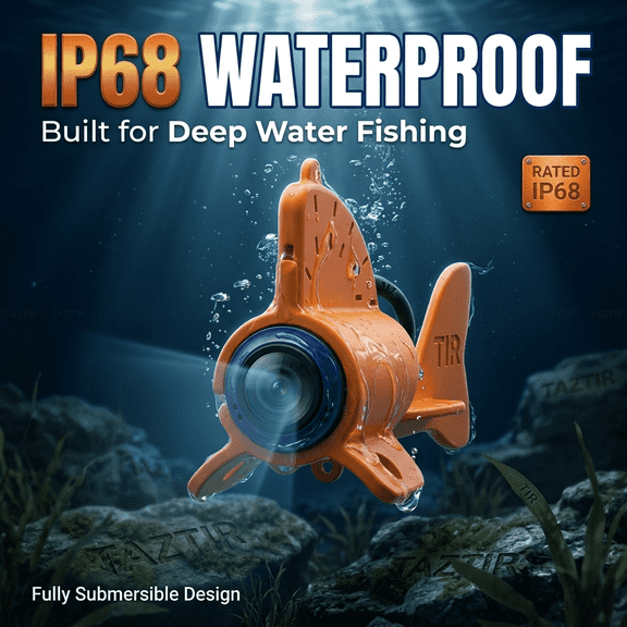 Fish Finder Camera with 4x Zoom, Ultra-High Definition, 120-Degree Ultra-Wide Angle