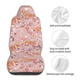 thumbnail image 5 of Pofeuu Beautiful Fox Print Automotive Car Seat Covers Flat Cloth Full Set Seat Covers,Car Seat Covers front seats for Cars Trucks and SUVs(Two packs), 5 of 7