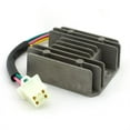 thumbnail image 2 of 2X Universal 4 Wire Full Wave Black Motorcycle Regulator Rectifier 12V DC Bike, 2 of 6