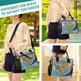 thumbnail image 5 of FORMRS Insulated Lunch Bag for Work School Unisex Large Capacity Cooler with Shoulder Strap, Art Goldfish, 5 of 6