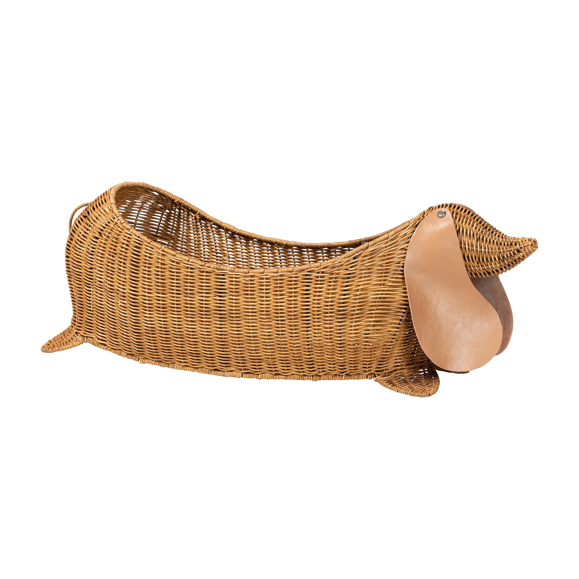 bali & pari Daffodil Boho Storage Basket, Light Honey