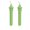 Light Green, variant on 2 Pack Santa Face Taper Candles with Hanging Loops, Long Stick Decorative Wax Candles for Christmas Dinner Table, Holiday Mantel, Xmas Party Indoor Home Festive Tabletop Decor