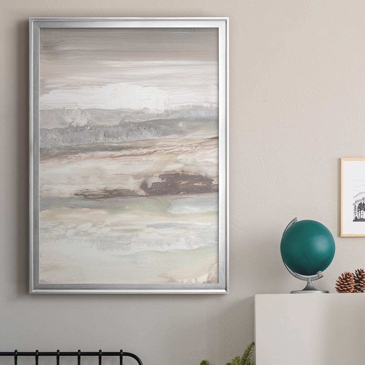 Neautral September Sky Premium Framed Print - Ready to Hang
