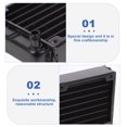 thumbnail image 3 of Computer Cooling Heat Sink Computer CPU Cooling Radiator Water Cooling Radiator, 3 of 8