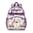 thumbnail image 1 of Botanical Garden Print School Backpack Spacious Adjustable Padded Straps Chest Strap Water-resistant Durable Bookbag for Daily Use, 1 of 6