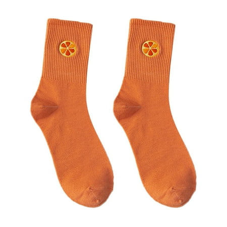 

Yinguo Women s Fruits Embroidery Socks Cute Printing Short Socks Ankle Socks For Comfortable Gifts For Women