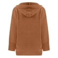 thumbnail image 5 of Womens Single-Breasted Cardigan Sweater Solid Loose Open Front Cardigan with Pockets Warm Knit Sweater Cardigan, 5 of 5