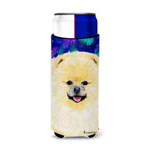 Caroline's Treasures SS8997MUK Pomeranian Ultra Hugger for slim cans, Slim Can, multicolor
