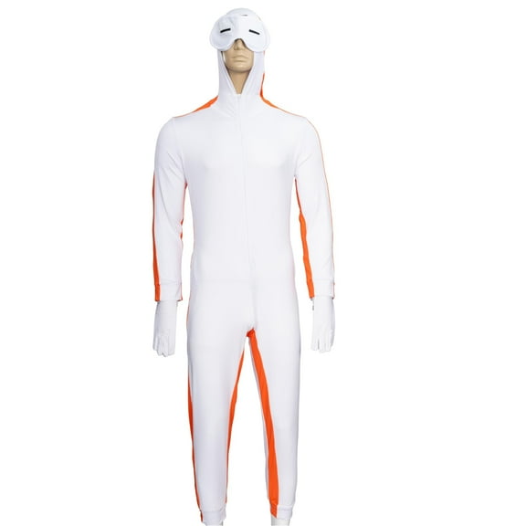 Chocolate Factory TV Room Suit with Visor and Gloves Adult Halloween Costume Complete Set Cosplay (X-Small)