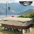 thumbnail image 6 of Pyle Patio Table Chair Cover - Armor Shield Lawn Veranda Porch Deck Ottoman Wicker Furniture Cover, 6 of 7