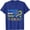 Z62-Blue, variant on Women’s Down Syndrome Awareness T-Shirt, “Down Right Perfect” Graphic Short Sleeve Tee, Supportive Print Casual Crew Neck Top