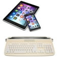 thumbnail image 3 of Retro Typewriter Keyboard, Cute Keyboard WithTablet Phone Holder, 104 Round Keys Mechanical Keyboard for , , IOS, 3 of 8