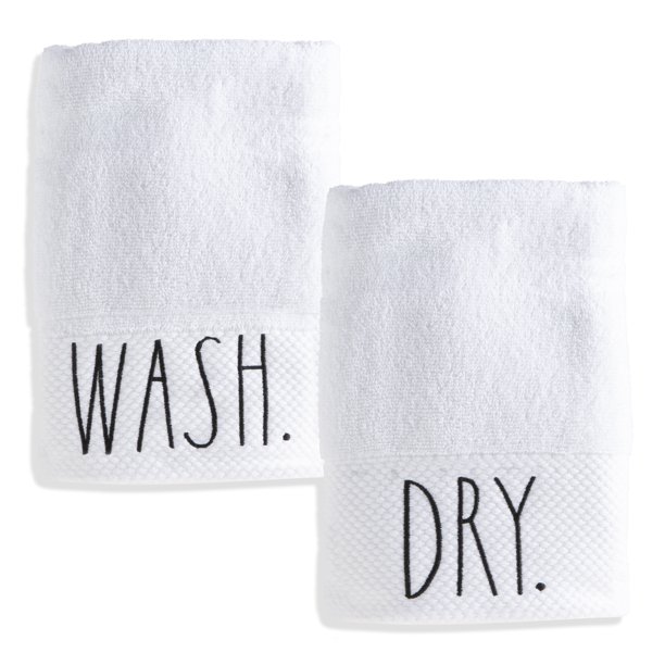 Rae Dunn Hand Towels for Bathroom Sets, Bathroom Accessories Sets