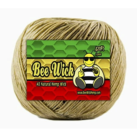 Spool of Hemp Wick best to light cigars pipes by Bee Wick Hemp - 420 (Best Material For Light Pipe)