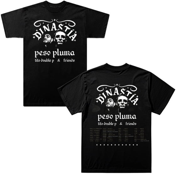 Peso Pluma Merch 2026 Tour Tshirt Summer Unisex Short-sleeved T-shirt Fashion Y2K Casual Stylish Design Tee