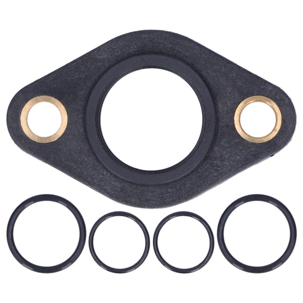 Kit de junta tórica de brida de tapa de válvula de motor 11377502022 Reemplazo negro para Serie 3 E46 E90 E91