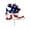 B, variant on Gytml Patriotic Kneeling Soldier Cross Garden Stake, American Flag Pattern Memorial Yard Sign, 11." Metal Outdoor Decor For Independence Day & Memorial Day(C-11.")