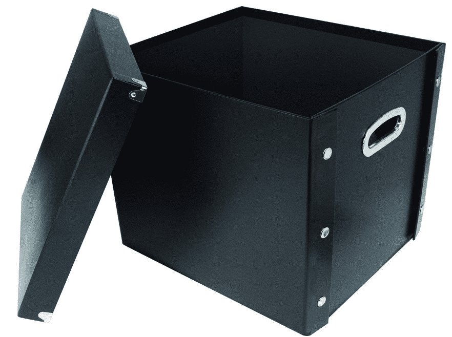 Each 13.25" x 5.125" x 5.125" up Set of 2 Boxes Snap-N-Store CD Storage Boxes 