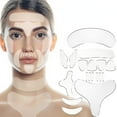 thumbnail image 1 of 18 Pcs Autocollants pour Visage en Silicone Autocollants Anti-Froissement Réutilisables - Snngv, 1 of 2