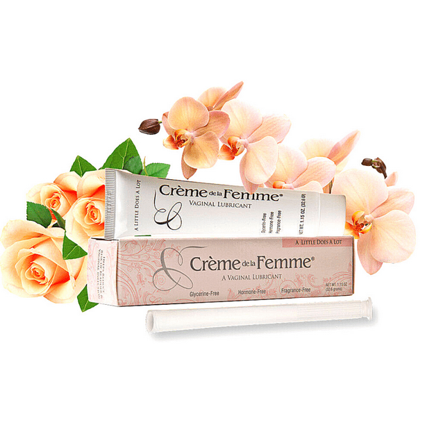 Crème de la Femme Natural Vaginal Lubricant for Women Vaginial Feminine Wash and Moisturizer