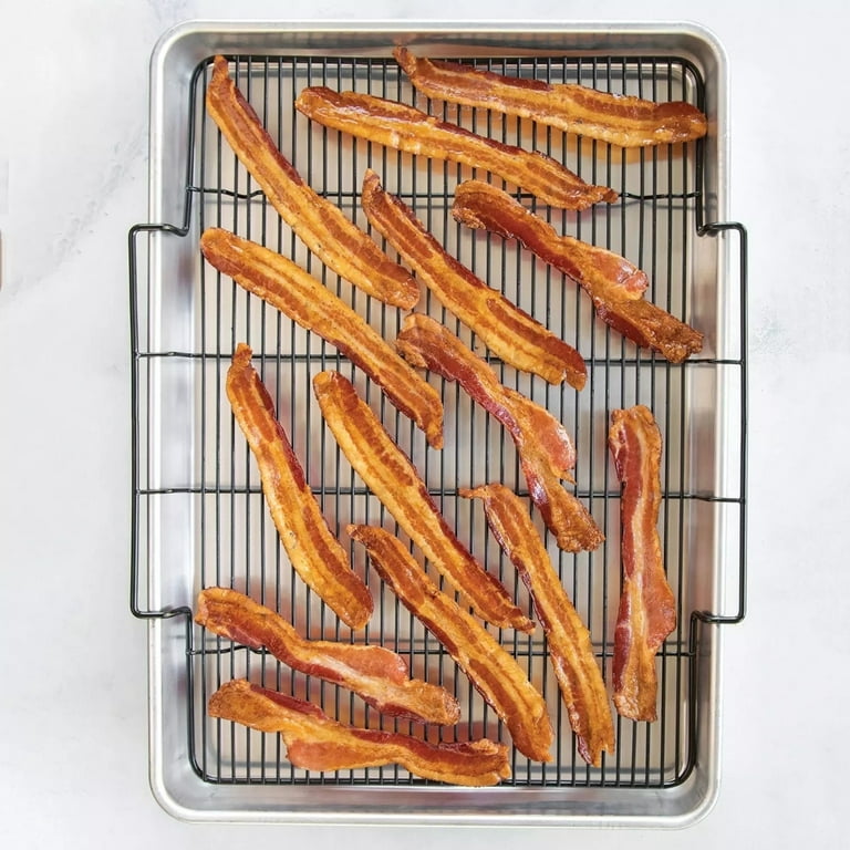 Non Stick Rectangle Round Extra Large Oven Crisp Bacon Baking Tray - China Baking  Tray and Stainless Steel Roasting Pan price