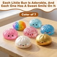 thumbnail image 4 of Glitter Dumpling Squishy,Dumpling Squishies,Glitter Dumpling Mystery Box,Colorful Dumpling Stress Balls Fidget,Jumbo Squishy Toys with Steamer Box Suitable for Adult use in Offices (Glitter Pink), 4 of 10